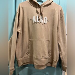 Aero woman’s tan sweatshirt/hoodie